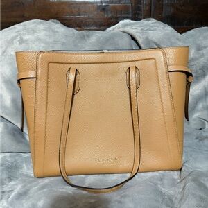 kate spade Pebbled Tan Leather Tote